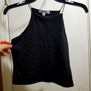 Black crop top